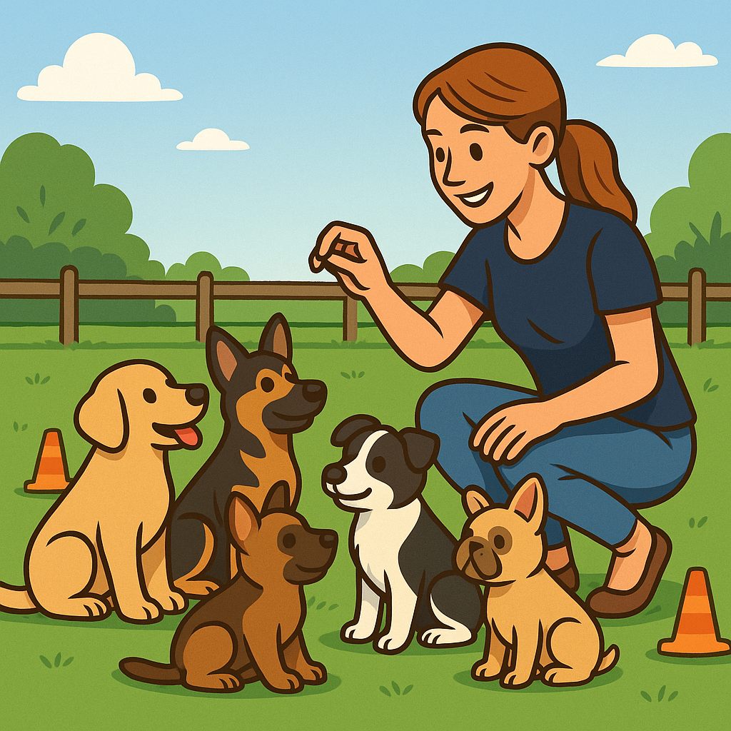 École du chiot : apprentissages en douceur