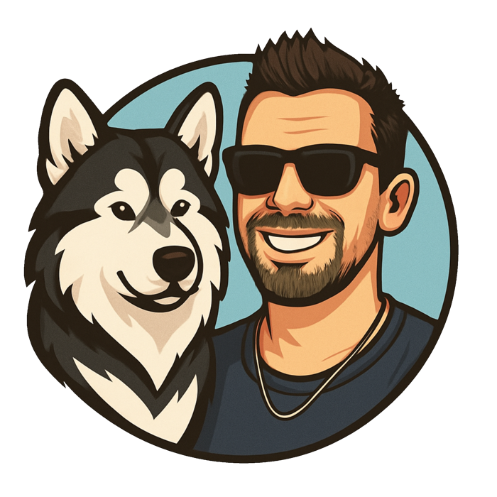 Illustration de Cédrick, éducateur canin à Périgueux, avec son chien